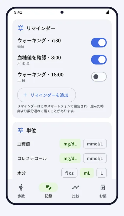 リマインダー